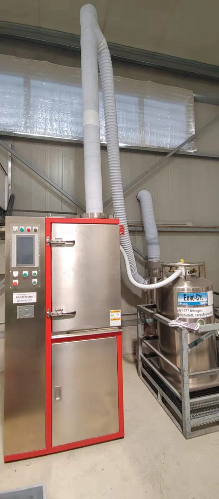 cryogenic deburring machine Pege cryogenic deburring machine in Hungary