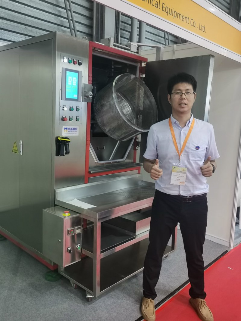 Nanjing Pege Attended China Rubber Tech 2023 held in Shanghai to Display Our Lastest Cryogenic Deburring Machine