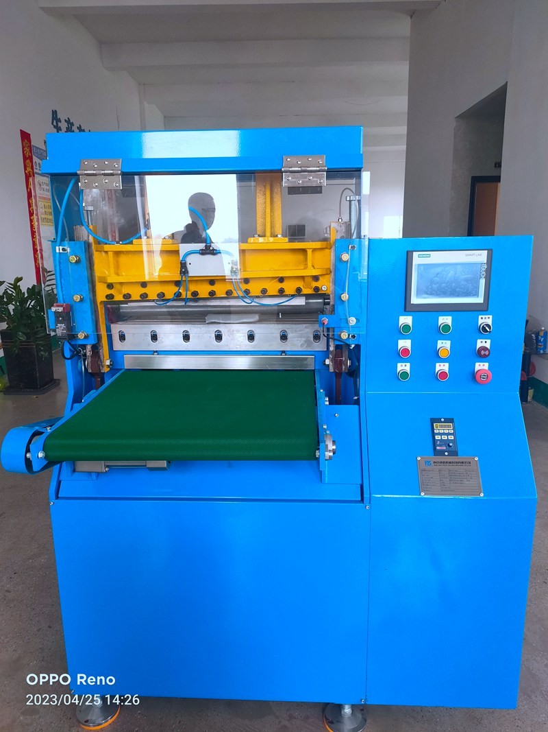Nanjing Pege Most Reliable Rubber Strip Cutting Machine Successfully Delivered to Solvay Factory