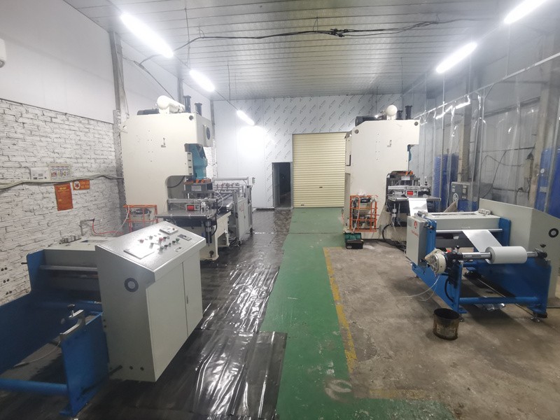 Airline food container, meal box auto making machine