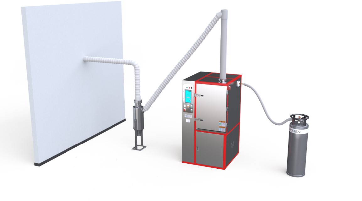 Consumables for cryogenic trimming machine – supply of liquid nitrogen
