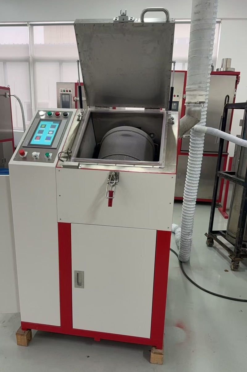 Nanjing PEGE compact cryogenic deflashing machine PG-40T shipped to Mexico for Rubber Metal Parts Deflashing