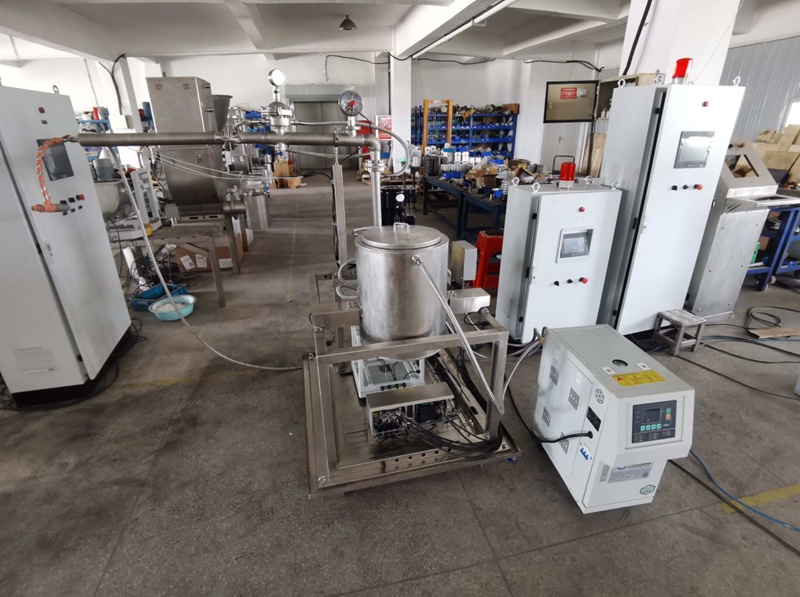 PEGE liquid loss in weight feeder can sucessfully dose or feed Maleic Anhydride from solid shape to be liquid type spraying